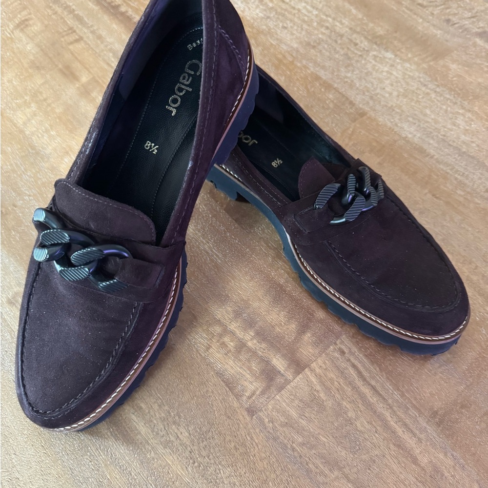 Gabor Dark Brown Moccasins for Women